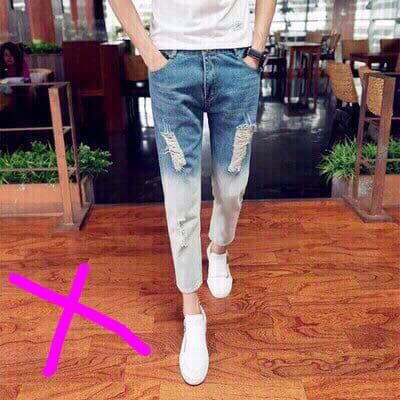 Quần jean nam baggy thời trang