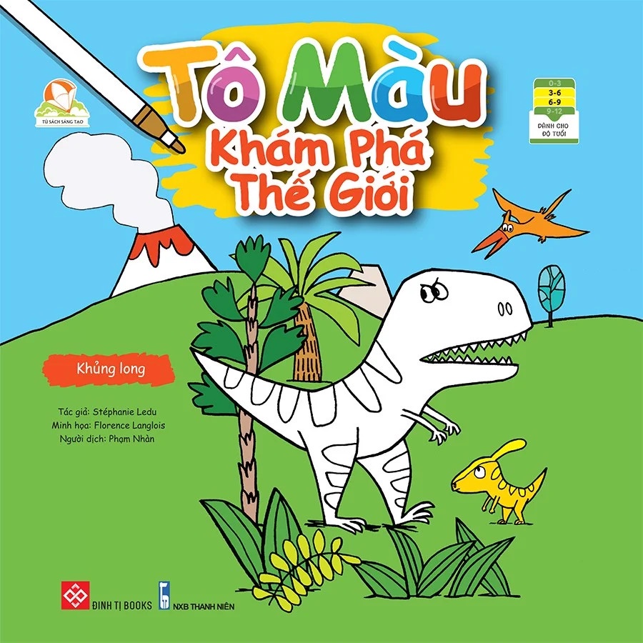 Sách - Tô màu khám phá thế giới - Combo 8 cuốn cho bé từ 3 đến 9 tuổi