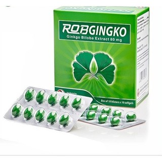 RobGingko viên uống hoạt huyết dưỡng não, bổ não, thiếu máu não