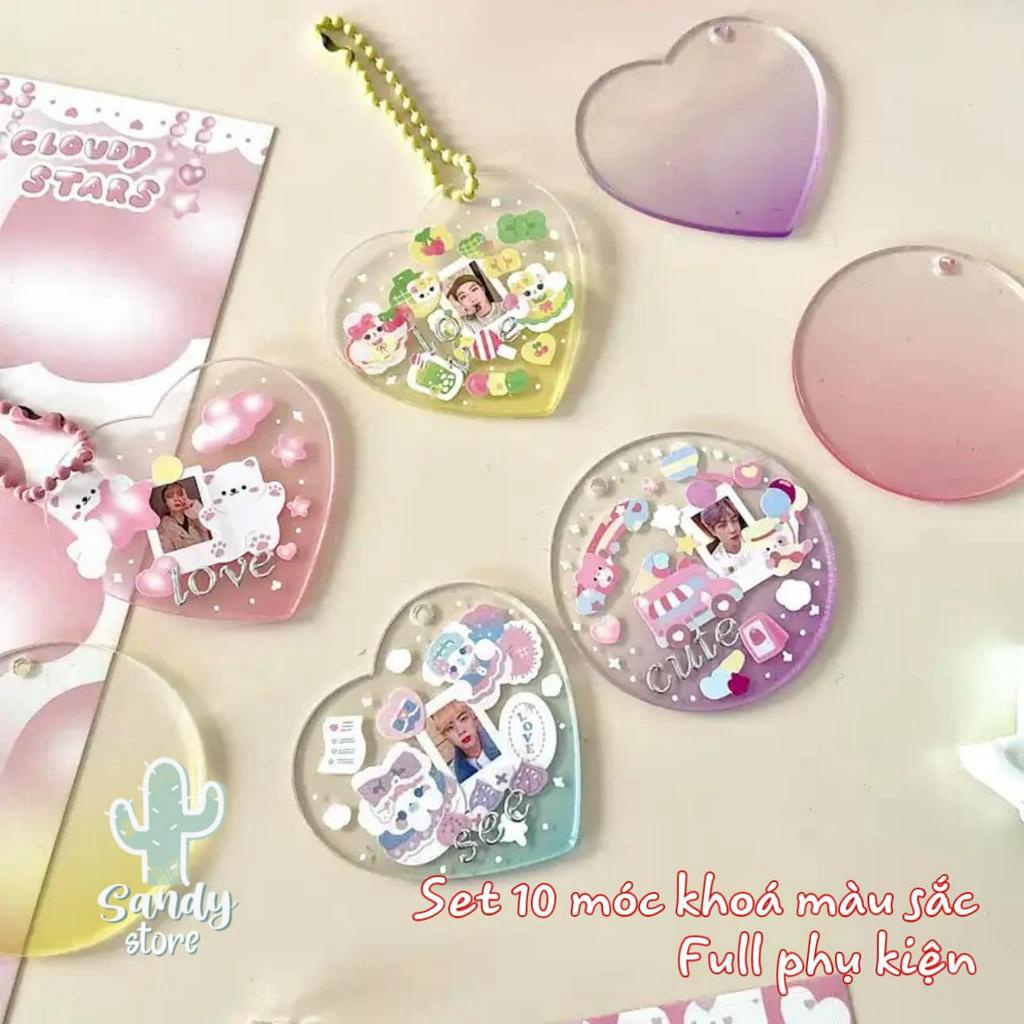 Set 10 móc khóa Handmade