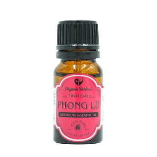 Tinh Dầu Phong Lữ Nguyên Chất Organic Herbs (Geranium Essential Oil) 10ml