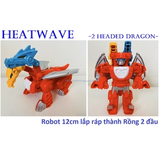 ⭐️ Robot Rồng đỏ - Robot biến hình siêu tốc dành cho bé nhỏ - Transformers RESCUE BOT