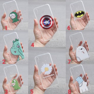 Ốp dẻo silicon trong in hình kute cho Vsmart Joy 1 Plus