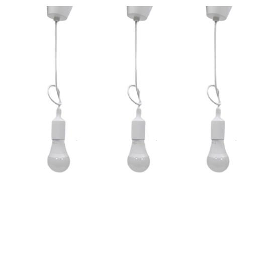 Bộ 3 dây đèn thả trang trí bóng led búp 18W