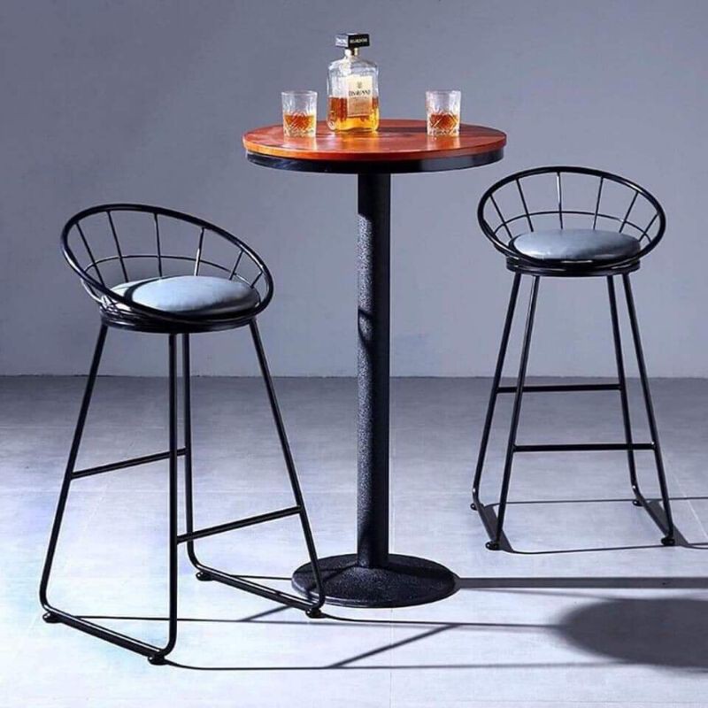 Ghế sắt uốn quầy bar