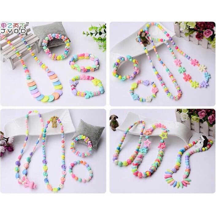 BỘ XÂU VÒNG HẠT CƯỜM CHO BÉ