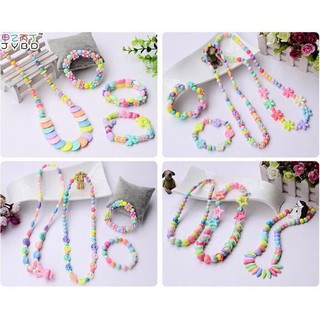 Bộ xâu vòng hạt cườm cho bé