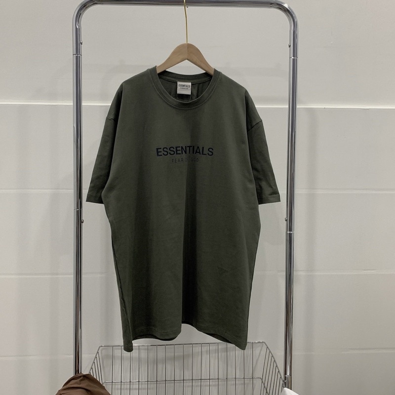ÁO THUN TAY LỠ COTTON ESSENTIALSS MID FORM UNISEX NAM NỮ (hình chụp thật)