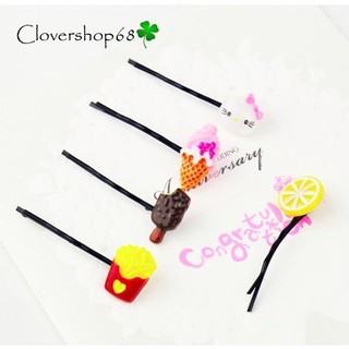 Kẹp tóc trái cây dễ thương cho mẹ và bé ( kẹp tăm hình hoa quả )