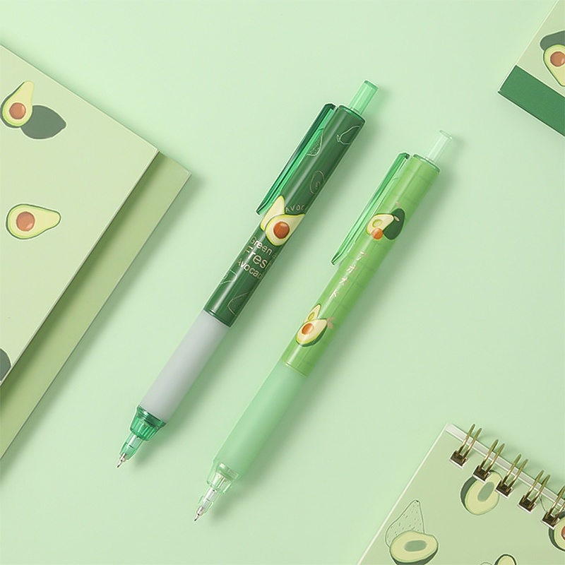 Bút chì bấm M&G AMPH5620 ngòi 0.5mm họa tiết quả bơ