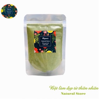 100gr Bột trà xanh nguyên chất 100% Organic - Bột handmade