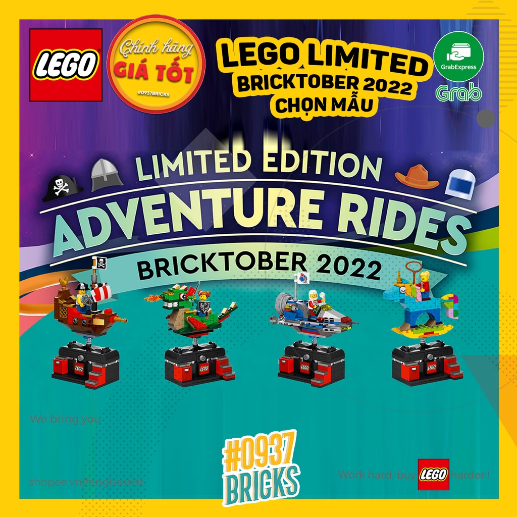 LEGO BRICKTOBER LIMITED EDITION 2022 ĐỦ BỘ 0937BRICKS