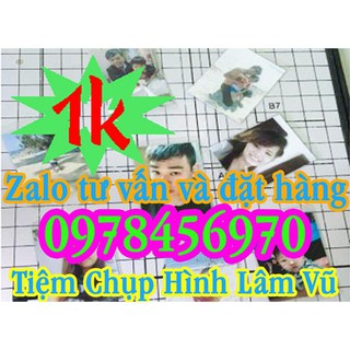 IN HÌNH 6x9 giá 1k(Đã ÉP PLASTIC)