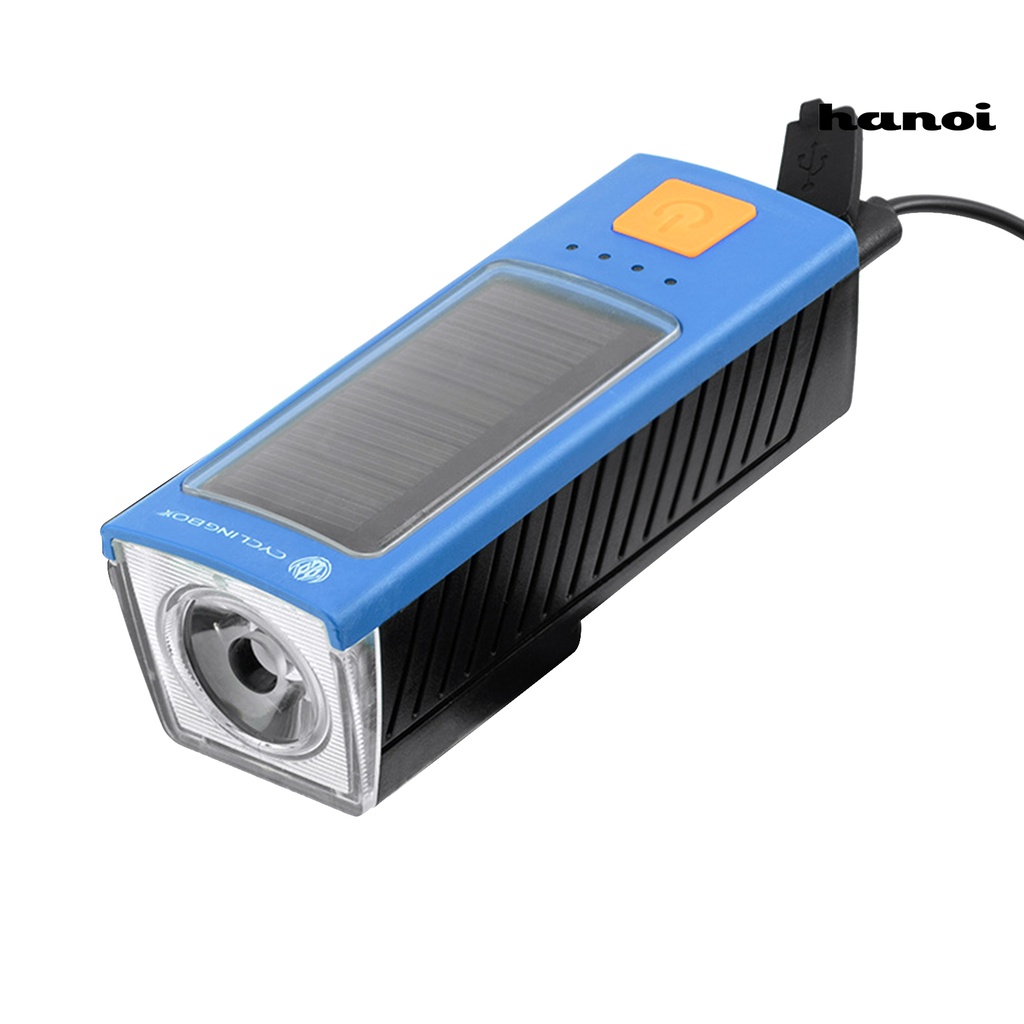 Đèn Led Sạc Pin Có Chuông Cảnh Báo Chống Nước Chống Sốc Cho Xe Đạp Ngoài Trời