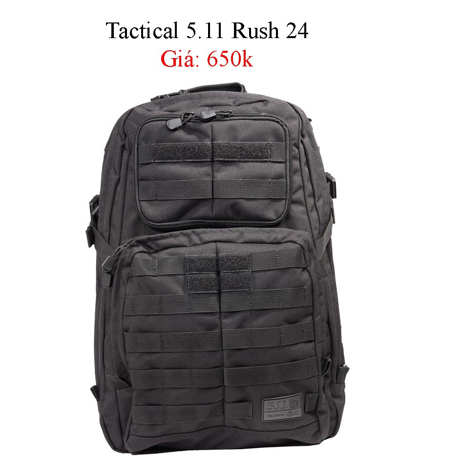 Balo du lịch - balo laptop tactical 5.11 rush 24