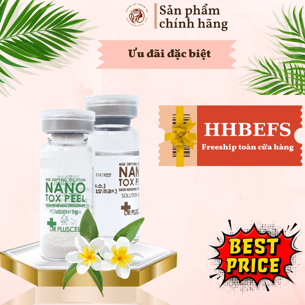Vi Kim Tảo Biển Dr Pluscell Nano Tox Peel tái tạo, trẻ hóa làn da
