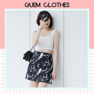 Chân váy chữ A họa tiết vằn Trending - Thời Trang Quảng Châu Nữ GUEM