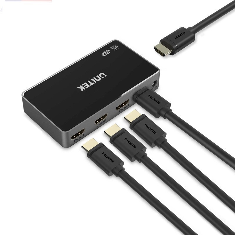 Bộ hub chia HDMI 1 ra 4 cổng 4K Unitek V1109A