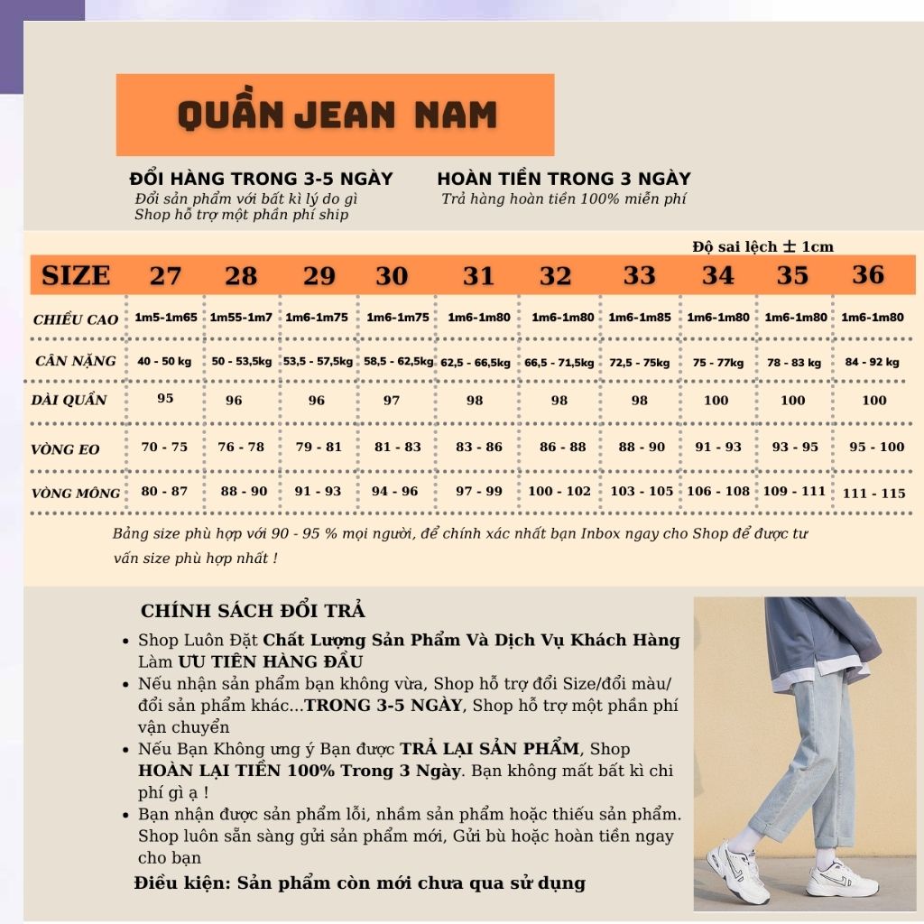 Quần jean nam Baggy phom suông rộng, quần bò nam ống đứng hottrend hàn quốc 2025 | BigBuy360 - bigbuy360.vn