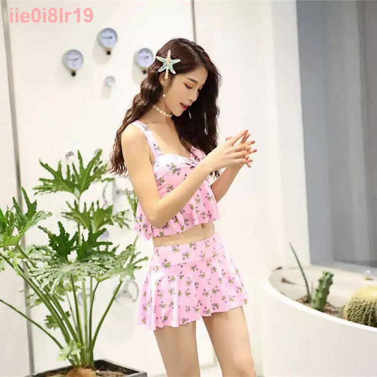 2021 mùa hè Áo tắm kiểu mới nữ nhỏ tươi mát cô gái thời trang in boxer học sinh111 | BigBuy360 - bigbuy360.vn