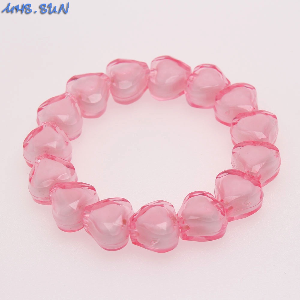 Bộ Trang Sức Chuỗi Hạt Ngọc Trai Acrylic Nhiều Màu Sắc Dành Cho Bé Gái
