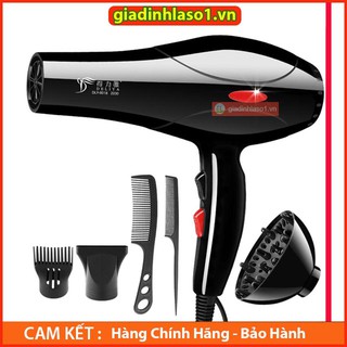 [ Chính Hãng ] Máy Sấy Tóc Tạo Kiểu Deliya Công Suất 2200W, Tặng 5 Phụ Kiện