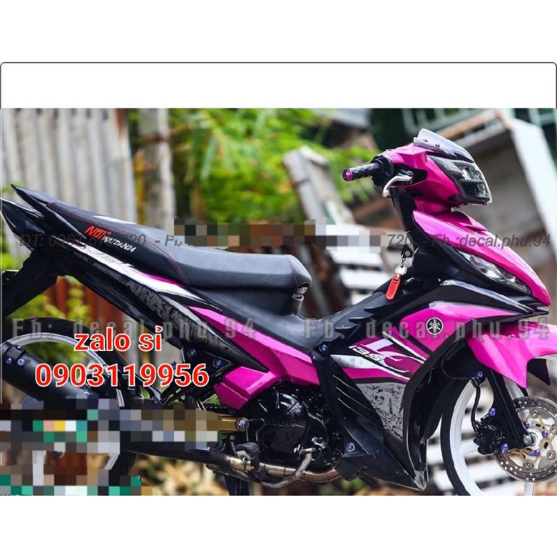 tem rời exciter 135 đen hồng lc