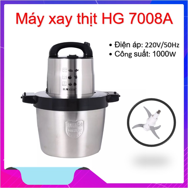 Máy xay thịt CHẤT LƯỢNG CAO máy xay đa năng HG 7008A thiết bị không thể thiếu trong mọi gia đình Việt