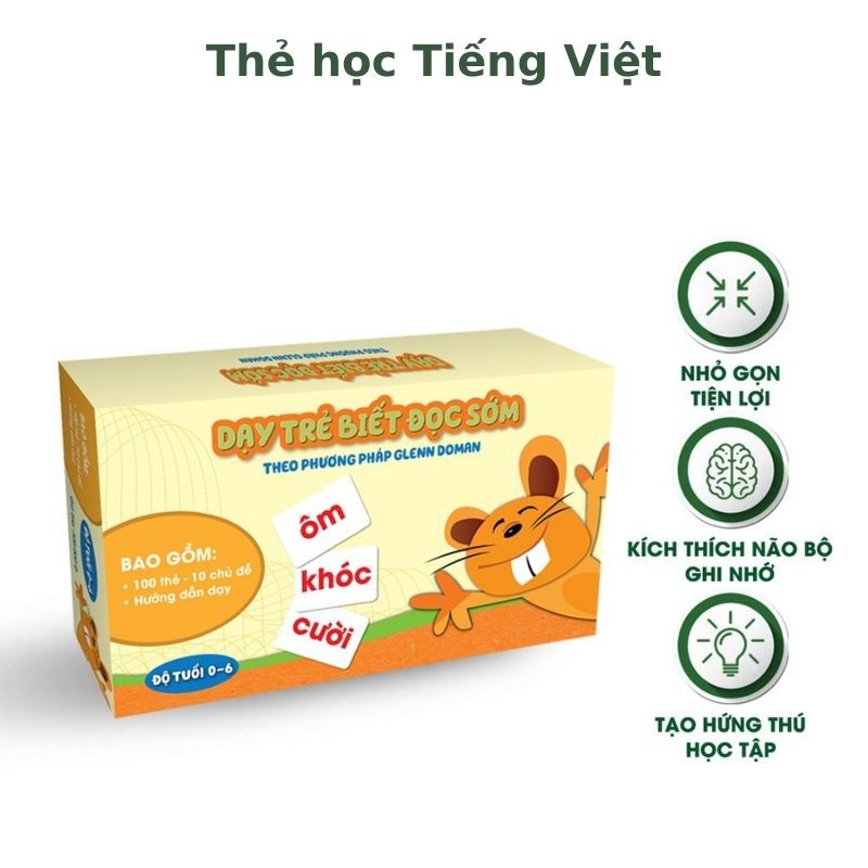 BỘ THẺ HỌC THÔNG MINH 🌟 FREE SHIP 🌟 Thẻ Đọc Tiếng Việt Thông minh nhiều Chủ đề cho Bé