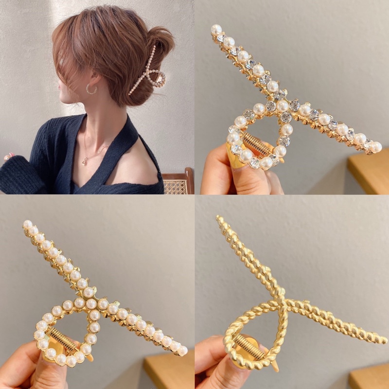 Kẹp Tóc Kim Loại Phong Cách Hàn Quốc 2023