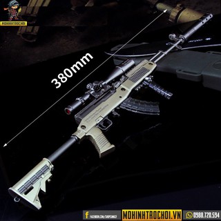 Mô Hình PUBG - Phụ Kiện PUBG - SKS 36cm (Nắp ráp)