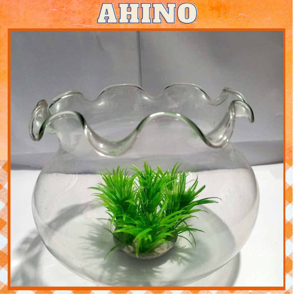 Hồ Cá Thủy Tinh Để Bàn, Bể Cá Thủy Tinh Mini AHINO Chậu Cây Thủy Sinh, Chậu Cây Cảnh