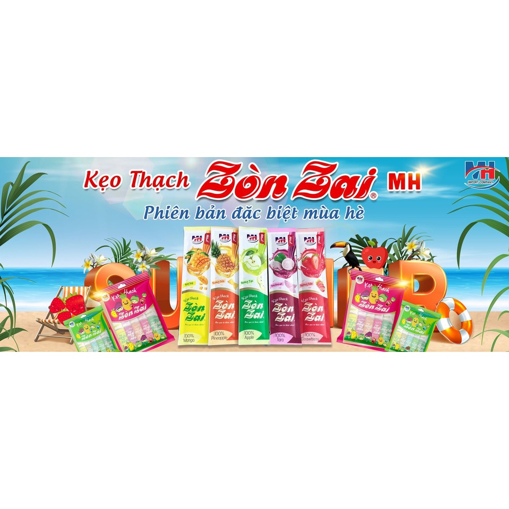 Kẹo thạch ZÒN ZAI MH ngon- Thạch zòn zai- Ăn vặt NhiNhi