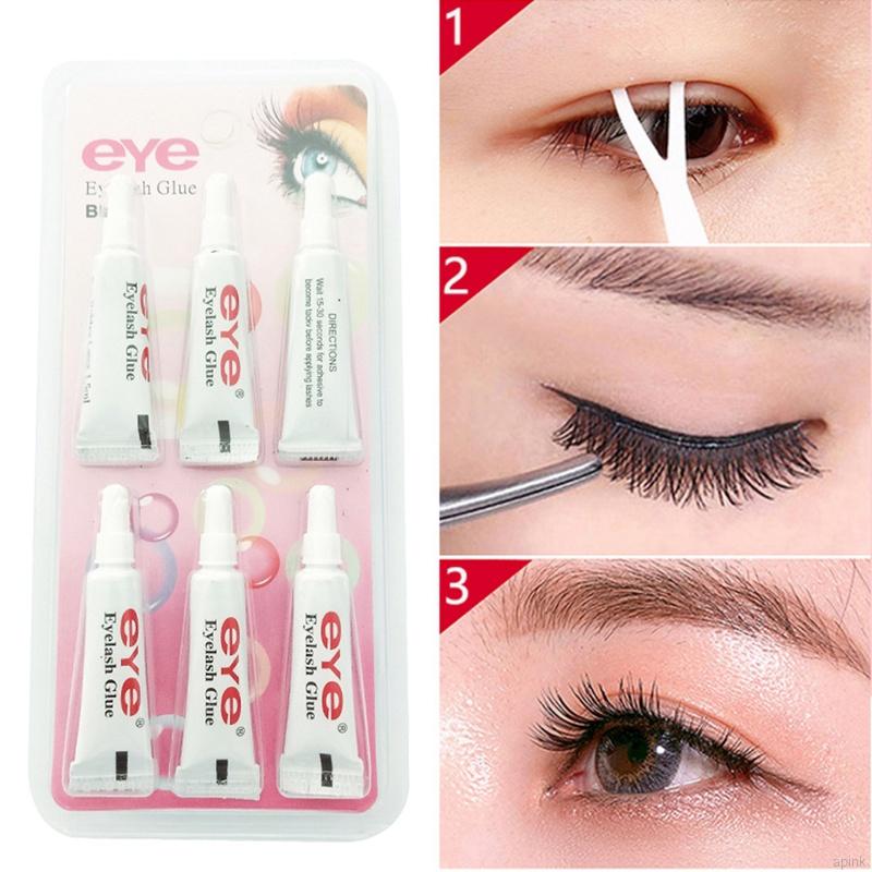 [Hàng mới về] Set 6 Keo Dán Lông Mi Giả Không Gây Kích Ứng