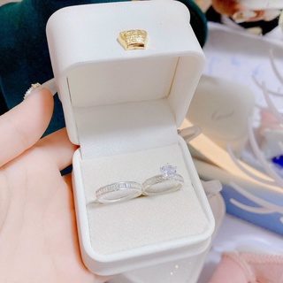 Nhẫn bạc đôi nam nữ M4 chất liệu bạc ta - Lily