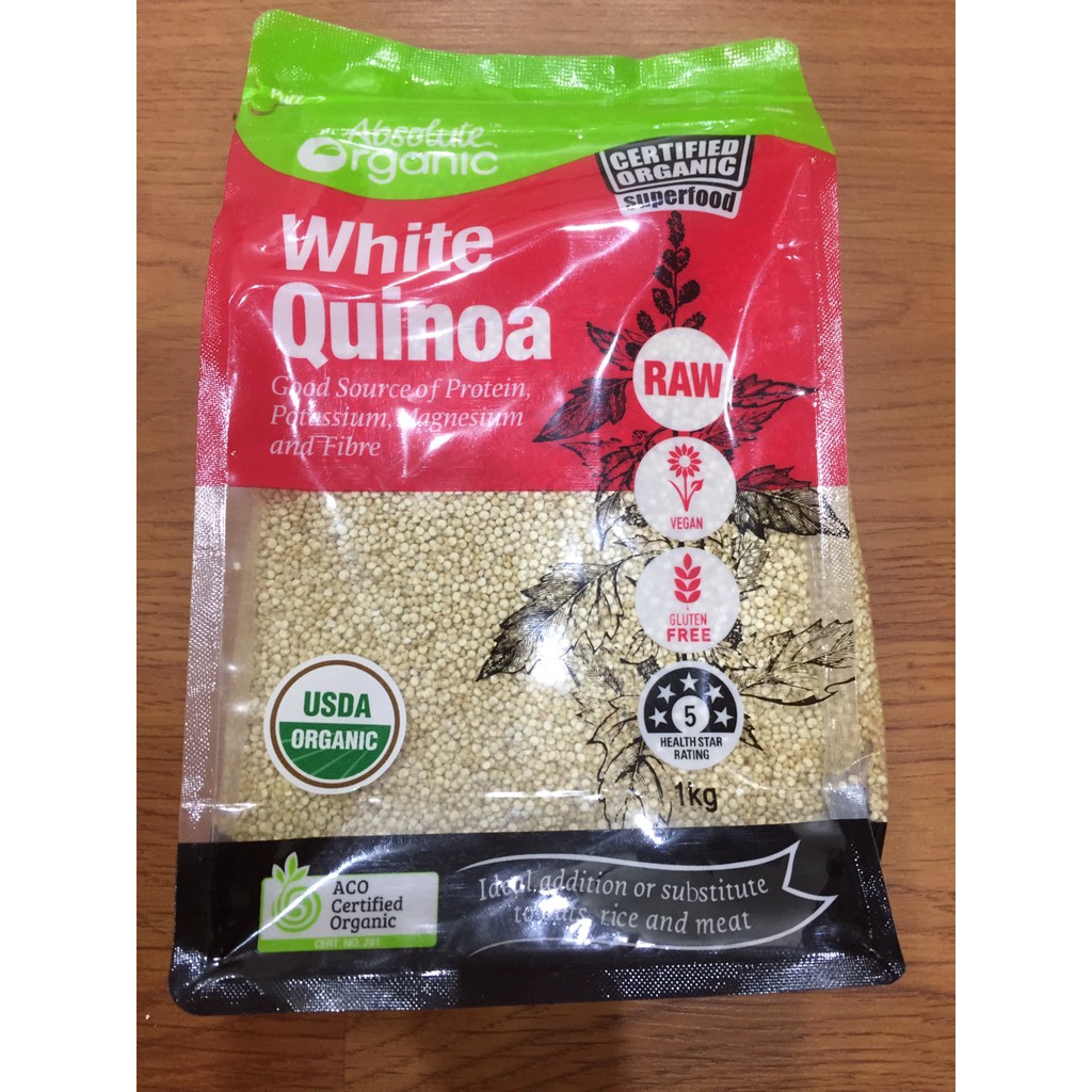 Hạt diêm mạch (Quinoa) Absolute Organic 1Kg