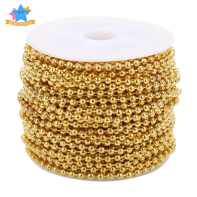 Cuộn Dây Chuỗi Hạt Bằng Sắt 10 Yard 1.5mm Dùng Làm Trang Sức DIY