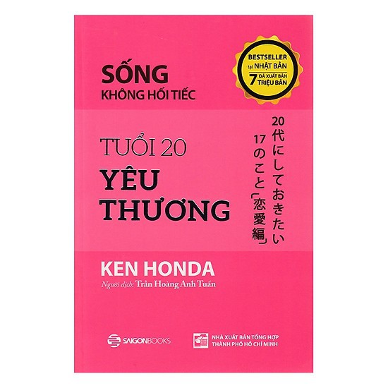 Sách-Sống không hối tiếc- Tuổi 20 yêu thương