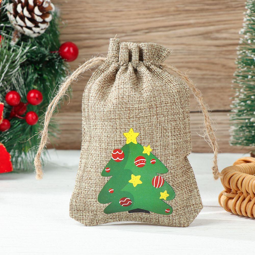 LET Túi Đựng Quà Bằng Vải Lanh Trang Trí Tiệc