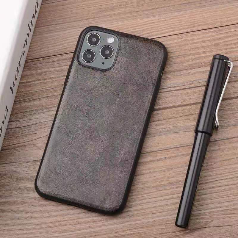 Ốp Điện Thoại Da Nhám Phong Cách Retro Sang Trọng Cho iphone 11 12 13 Pro MAX XS XR X 7 8 Plus XS MAX 7P