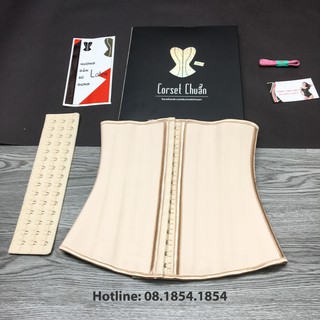 [Tặng thanh nới] Đai Nịt Bụng corset siết eo latex 25 xương giảm mỡ bụng cao su non Hy Lạp Hàng Chuẩn cao cấp