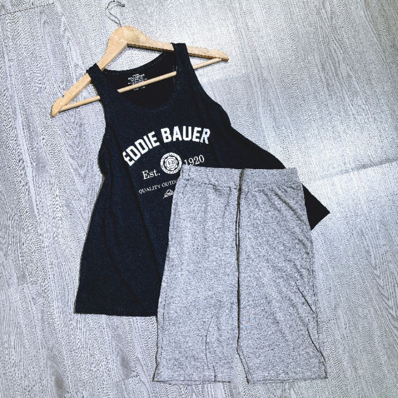 Sét bộ nữ áo ba lỗ kèm quần ngố cực xinh kiểu dáng đơn giản trẻ trung thoáng mát tập gym bán chạy cực hot
