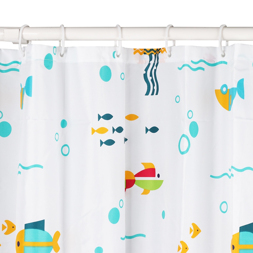 HomeBase MOYA Rèm màn cửa phòng tắm phòng ngủ Thái Lan 180x180cm đại dương