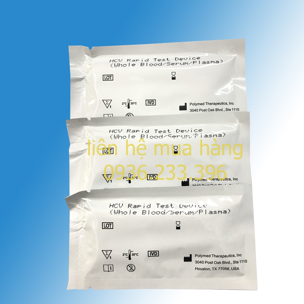 Test nhanh viêm gan C HCV ( DẠNG KHAY ) – Fastep (USA) HỘP 40 TEST