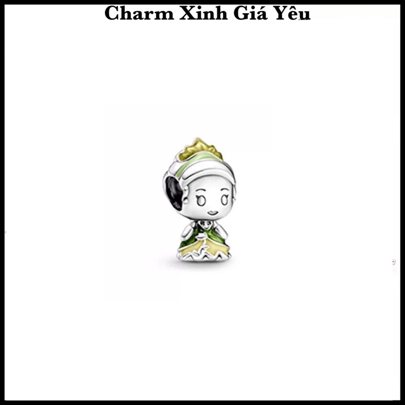 Charm bạc hình công chúa bạc 925 nhungsophie