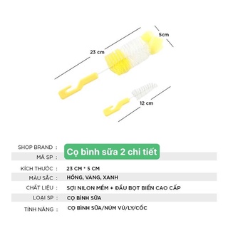 Cọ rửa bình sữa 2 chi tiết