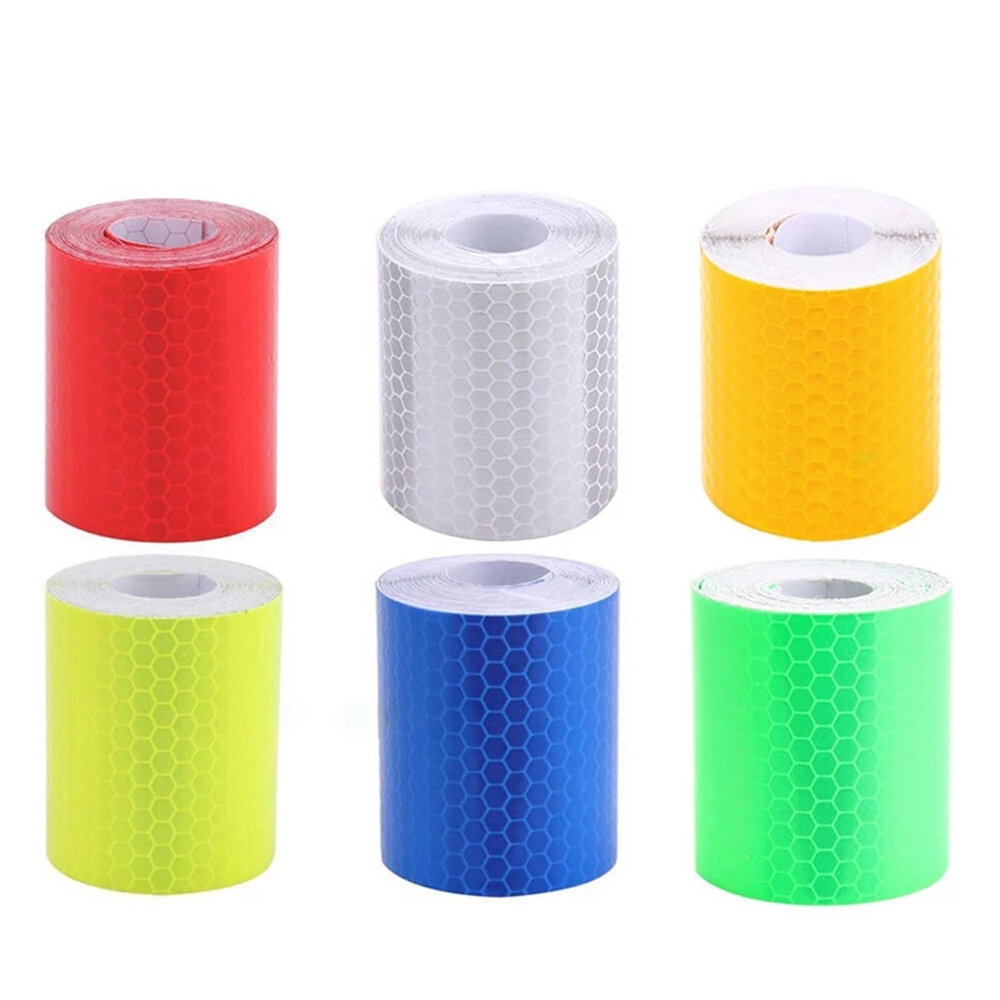 Cuộn băng keo phản quang cảnh báo an toàn chống thấm nước cỡ 5x100cm cho xe máy và xe hơi