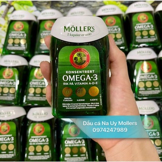 Dầu cá mollers số 1 na uy mẫu mới nhất 2023