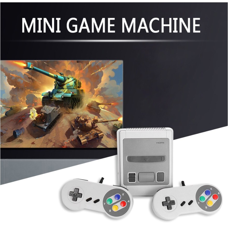 Máy Chơi Game 4 Nút HDMI SNES Super NES 620/621 - Máy Chơi Điện Tử 4 Nút Cắm Tivi - 2 Người Chơi - Bảo Hành 6 Tháng