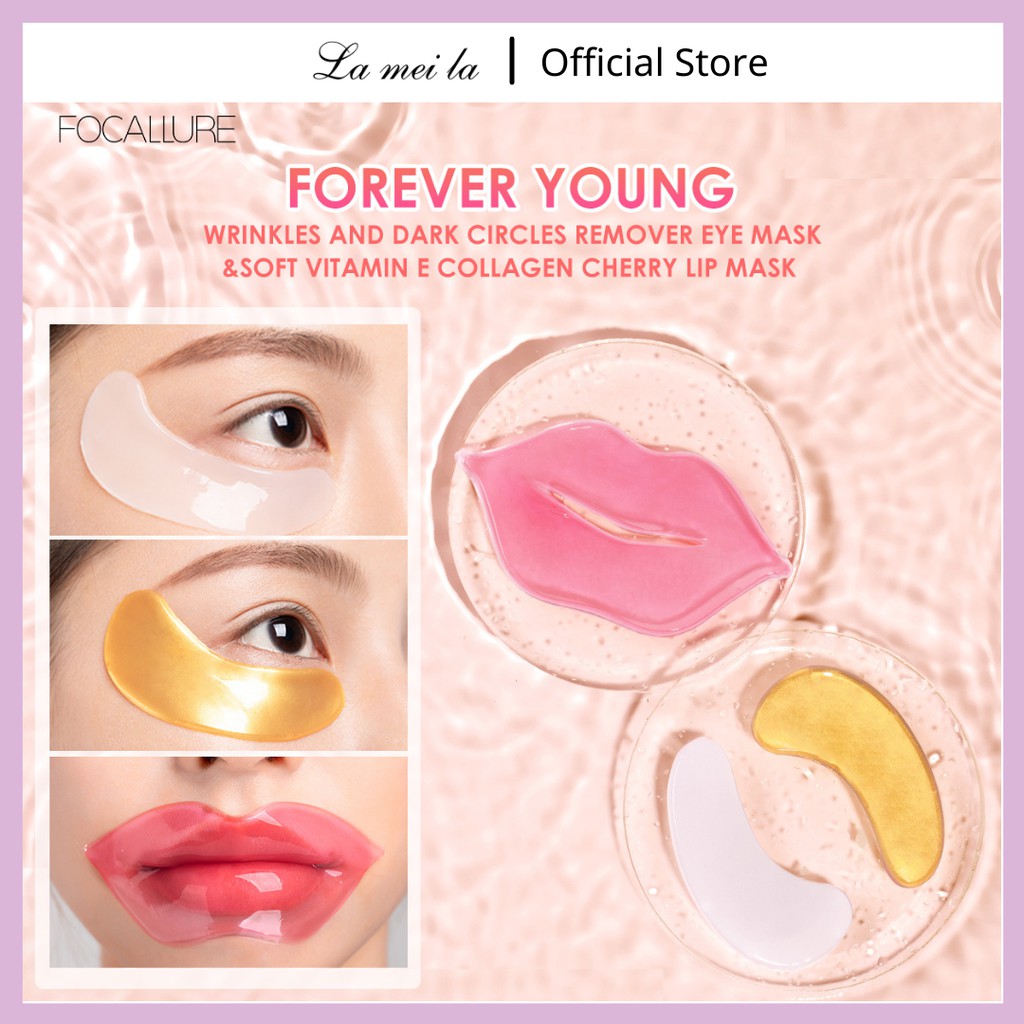 Mặt Nạ Mắt FOCALLURE Chứa Vitamin E hỗ trợ cải thiện Quầng Thâm Tàn Nhang Làm Trẻ Hóa Da 8g FMNM1